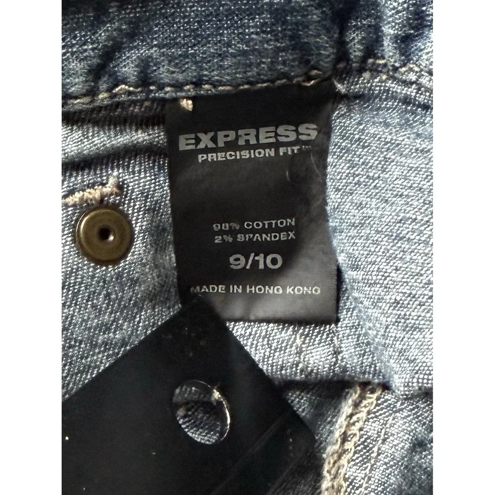 Express Women's Size 9/10 Denim Jean Skirt Preppy